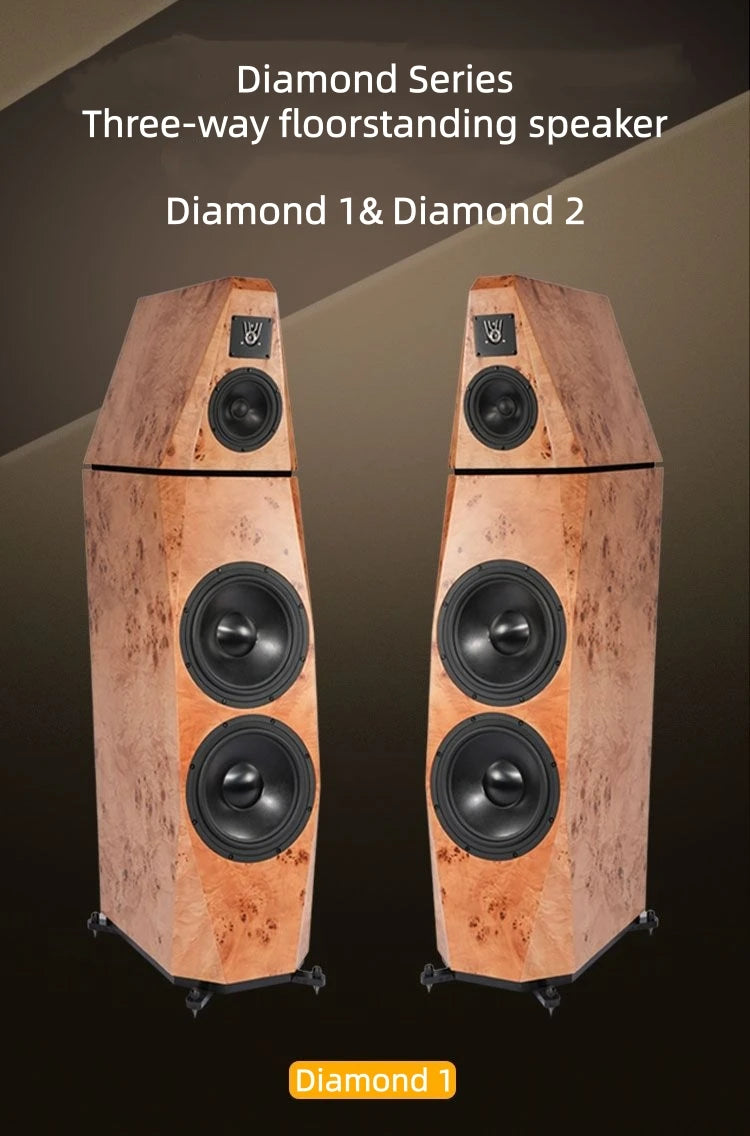 SBH-012 Diamond 1&2 Audiophile Grade HiFi Floorstanding Speakers High-End Audio Sound System