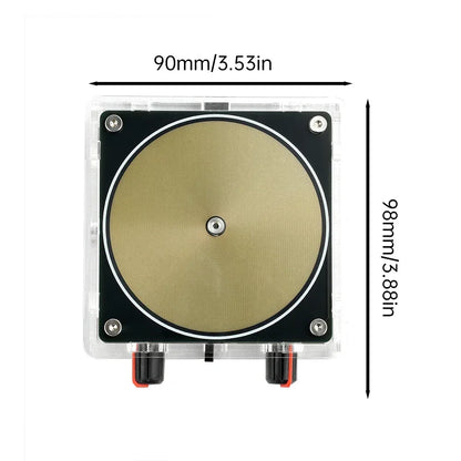 AC110-220V Input Dual Mode Music Tesla Coil Palm Tesla Coil High Frequency Voltage Pulse arc Generator  Artificial Lightning