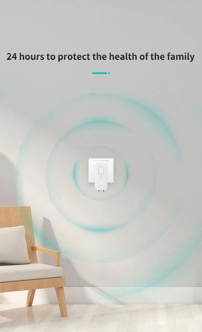 Mini Anion Purifier, Plug-in Air Purifier with Negative Ion Generator Odor Remove for Home, Toilte, Bedrooms, Bathrooms and Pet
