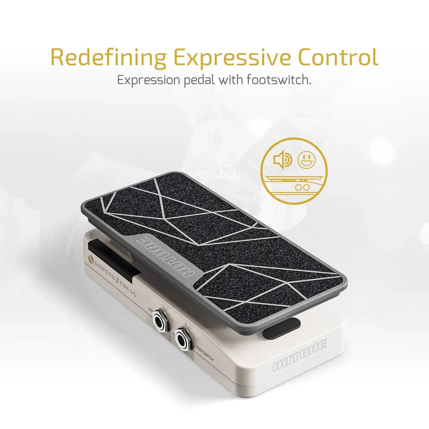 Pedalboard 2 in 1 Passive Expression Footswitch Hotone Ampero II Press EXP PedalIncluded 1 PCS Additional 15 CM TS Cable