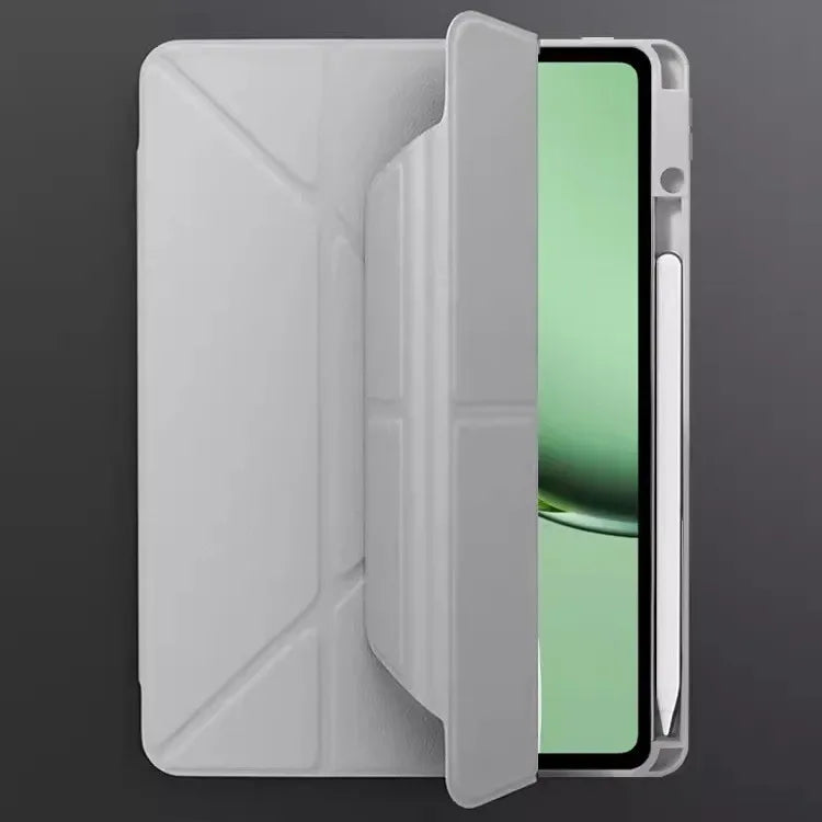 New Case For OnePlus Pad 2 12.1 Pro 12.1 Pad 11.61 GO 11.35 Y-Folding Acrylic Anti-bending Cover With Buckle Tower