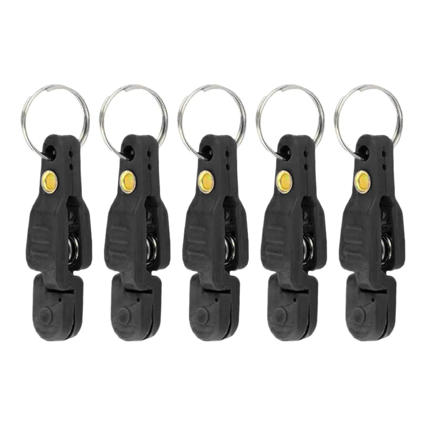 5 Pieces Heavy Tension Snap Release Clips for Weight Boat Fishing Downrigger with Key Ring for Kite Weight Downrigger ﻿ ﻿