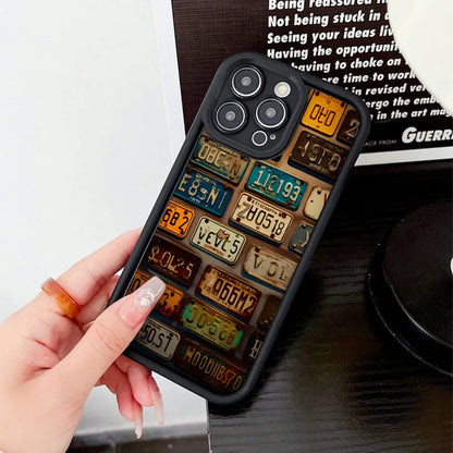 Burgundy Leopard Lips Pool Ball English Printed Phone Case For iPhone 17 16 15 14 13 12 11 Pro Max XS XR X 16 Plus 17 Air Cover