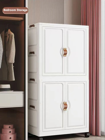 Locker Locker Locker Household Locker Clothes Installation Free Plastic Multi Layer Foldable Large Capacity Practical Cabinet