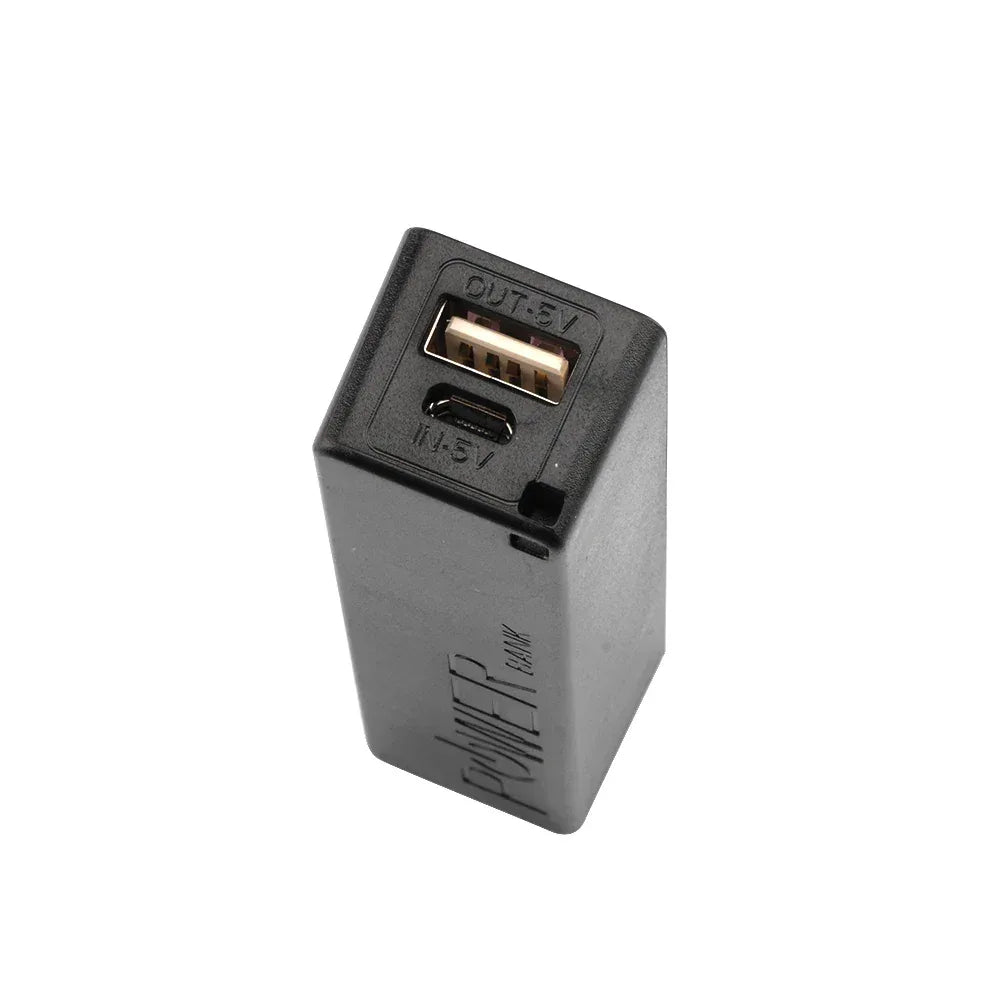 Black/Blue/Green/Yellow USB power bank Case DIY 18650 battery Box For 1 x 18650 Lithium Battery Protable