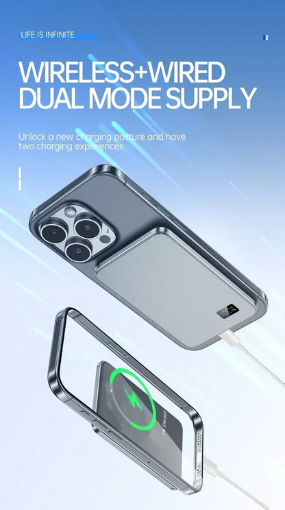 Lenovo Magnetic Magsafe Power Bank 500000mAh PD22.5W Wireless Quick Charging Portable External Battery for iPhone