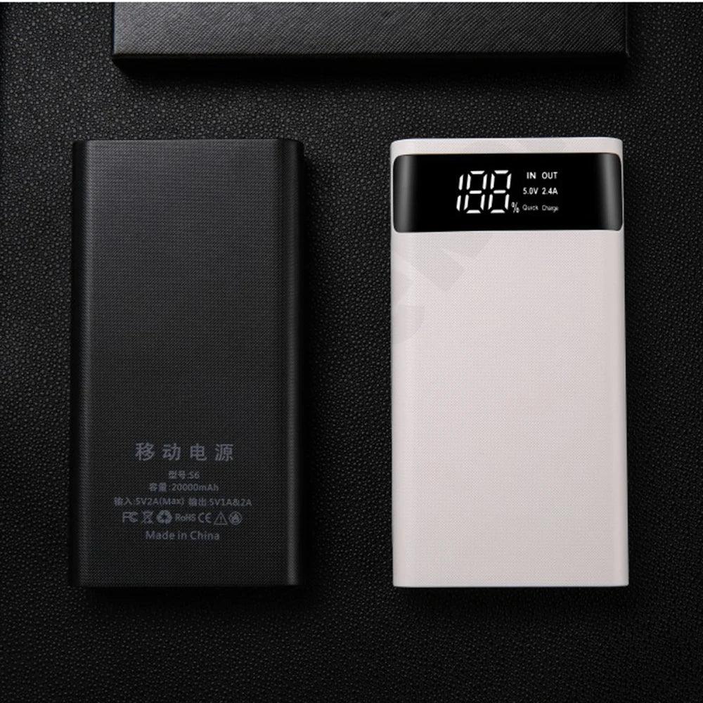 18650 Battery Power Bank Box 22.5W Fast Charging LCD Display 20000Mah Power Board For 6X18650 Battery Powerbank Case