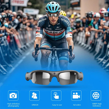 Smart Camera Glasses Video Sunglasses WiFi 1080P HD Video Recording Camera Glasses for Car Cycling Driving Hiking Fishing