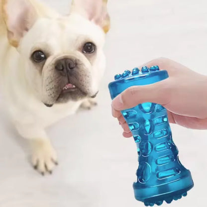 Dog Teething Toy Chew Stick Bite Resistant Fun Leak Proof Food Toy Pet Teether Cleaner Stick