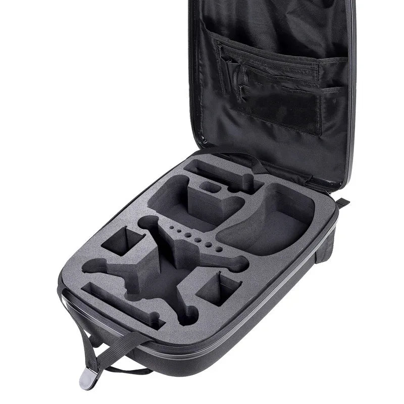 Backpack Hard Case EVA Liner Shock Absorption Waterproof Bag Storage Glasses V2 Motion Joystick Remote Control for DJI FPV Drone