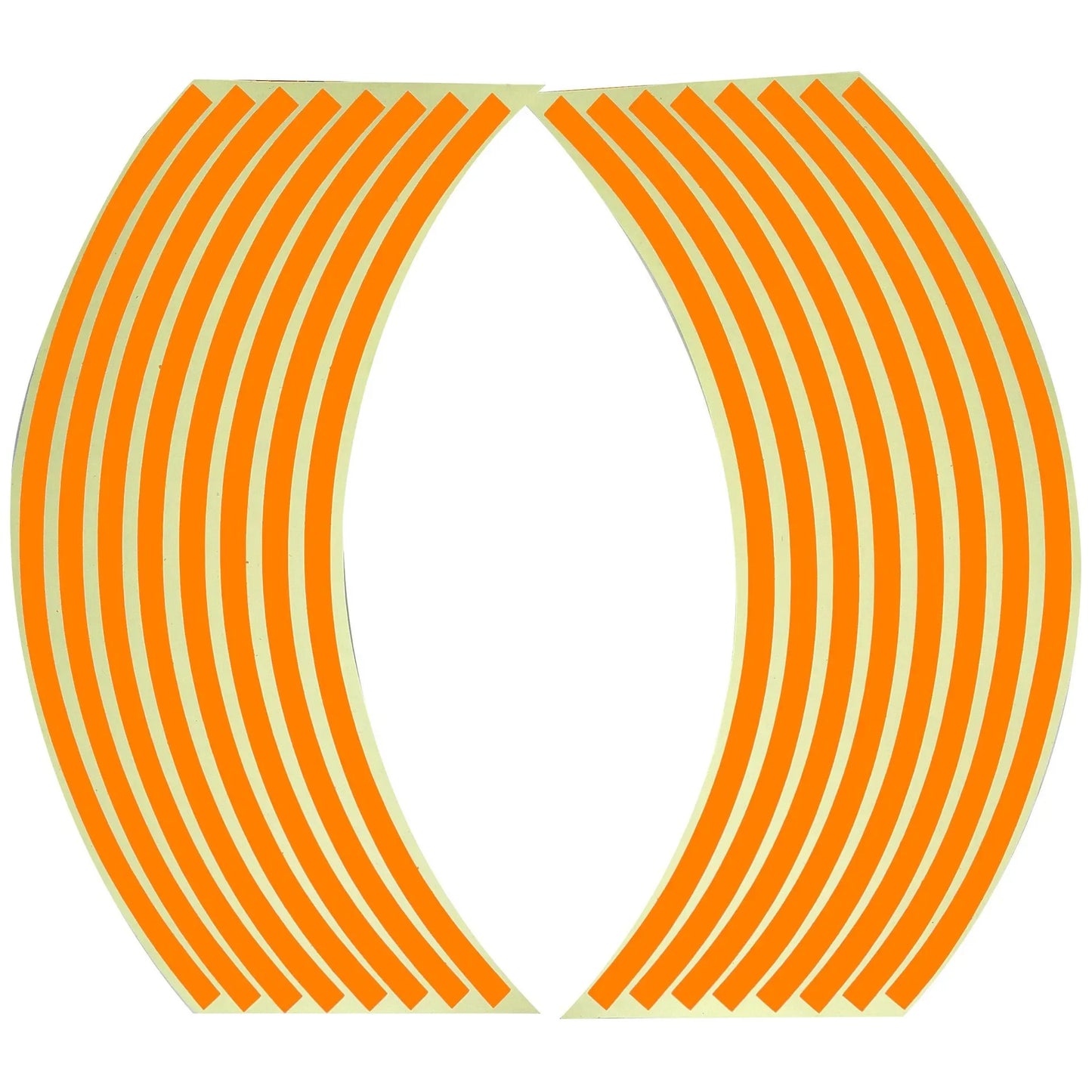 Car Styling Strips Reflective Motocross Bike Motorcycle Wheel Stickers and Decals 17/18 Inch Reflective Rim Tape 1 Set 7 Colors