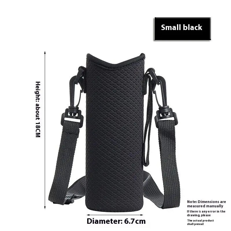 Portable Water Bottle Cover Insulated Bag Portable With Strap Water Bottle Case Cup Sleeve Vacuum Cup Sleeve Camping Accessories