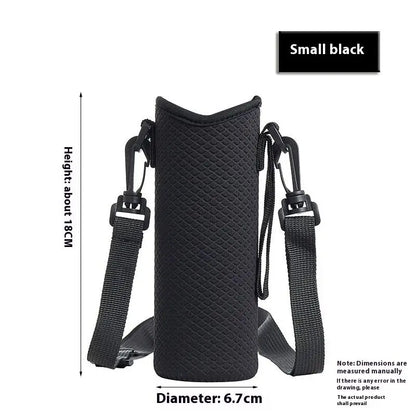 Portable Water Bottle Cover Insulated Bag Portable With Strap Water Bottle Case Cup Sleeve Vacuum Cup Sleeve Camping Accessories