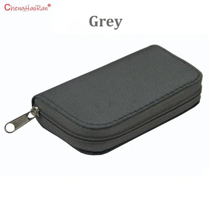 1PC 22-Slot Memory Card Storage Case for CF/SD/Micro SD/SDHC/MS/DS Camera Memory Card Holder Bag for Gaming & Photography