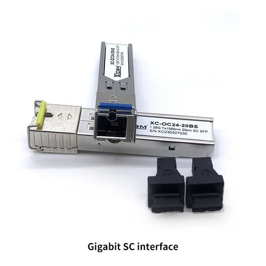 FTTH 1.25G RJ45 SFP 3/10/20km Gigabit Module 10GBase-Tx Ethernet Fiber Optic Module FTTH Compatible with Cisco/Mikrotik Switch by PDG ibma