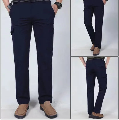 2025 New Outdoors Mens Tactical Pants Multiple Pocket Elasticity Urban Commuter Tacitcal Trousers Men Slim Fat Cargo Pant 5XL ﻿