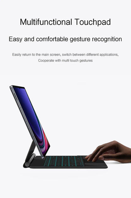 Keyboard Cover For Samsung Galaxy Tab S9 Ultra S10 S8 14.6 Inch S9U Tablet Magic Book Case X910 X916B X918U Backlight Touchpad