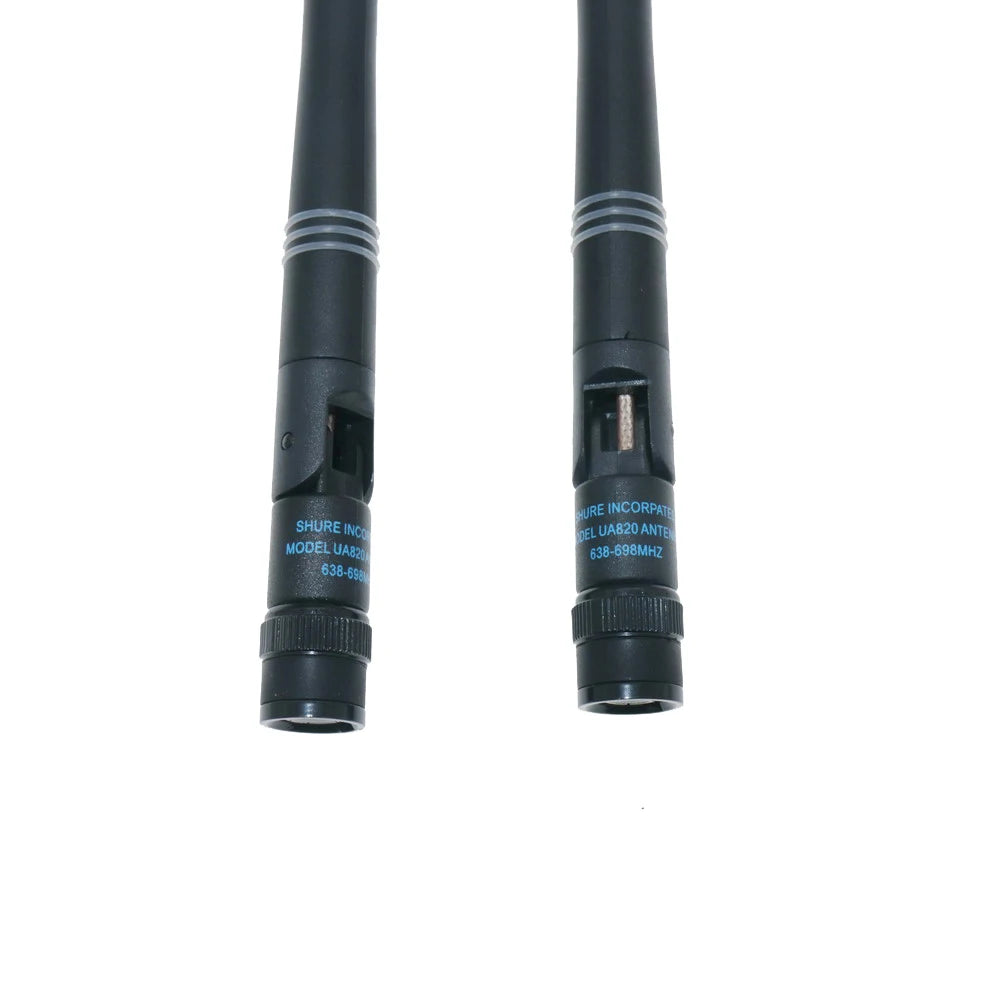 2pcs 10.1" Aerial Antenna For Shure UHF ULX SLX UR PGX UA820 Wireless Receiver 472-542MHz 542-635Mhz 638-698MHz 774-865MHz