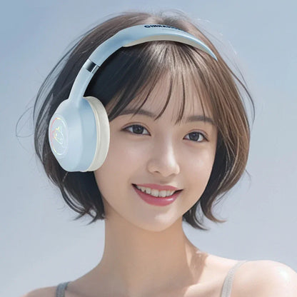 Sanrio Kuromi Bluetooth Headphones Cute My Melody Wireless Earphones Stereo Sound Noise Reduction Earbuds Anime Cartoon Gifts