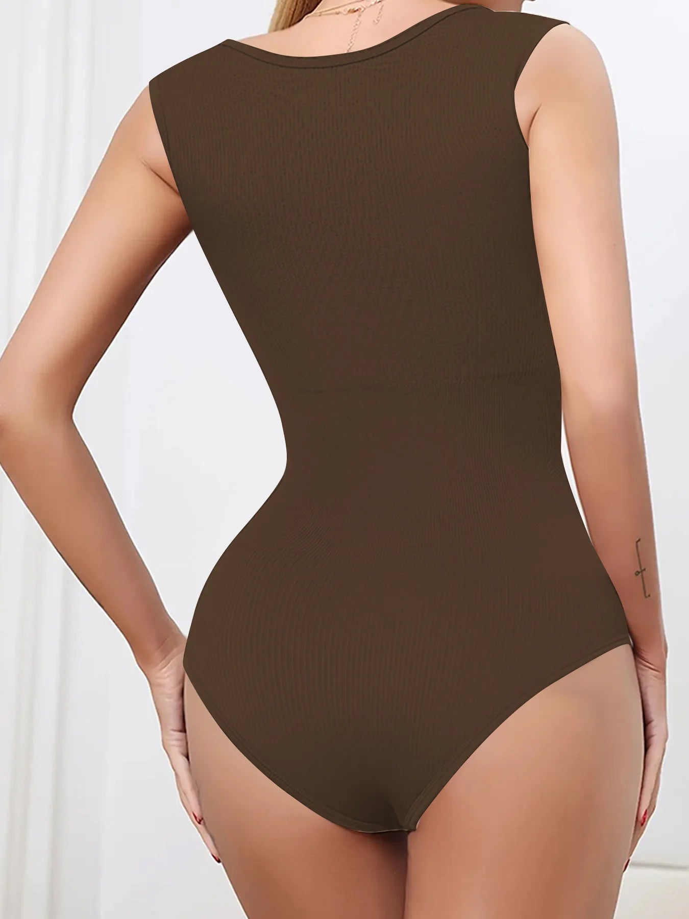 Women's Fashion Shapers Jumpsuit Seamless Sexy Briefs Tights Wide Shoulder Strap Comfortable Easy to Wear with Bra Shaping Under