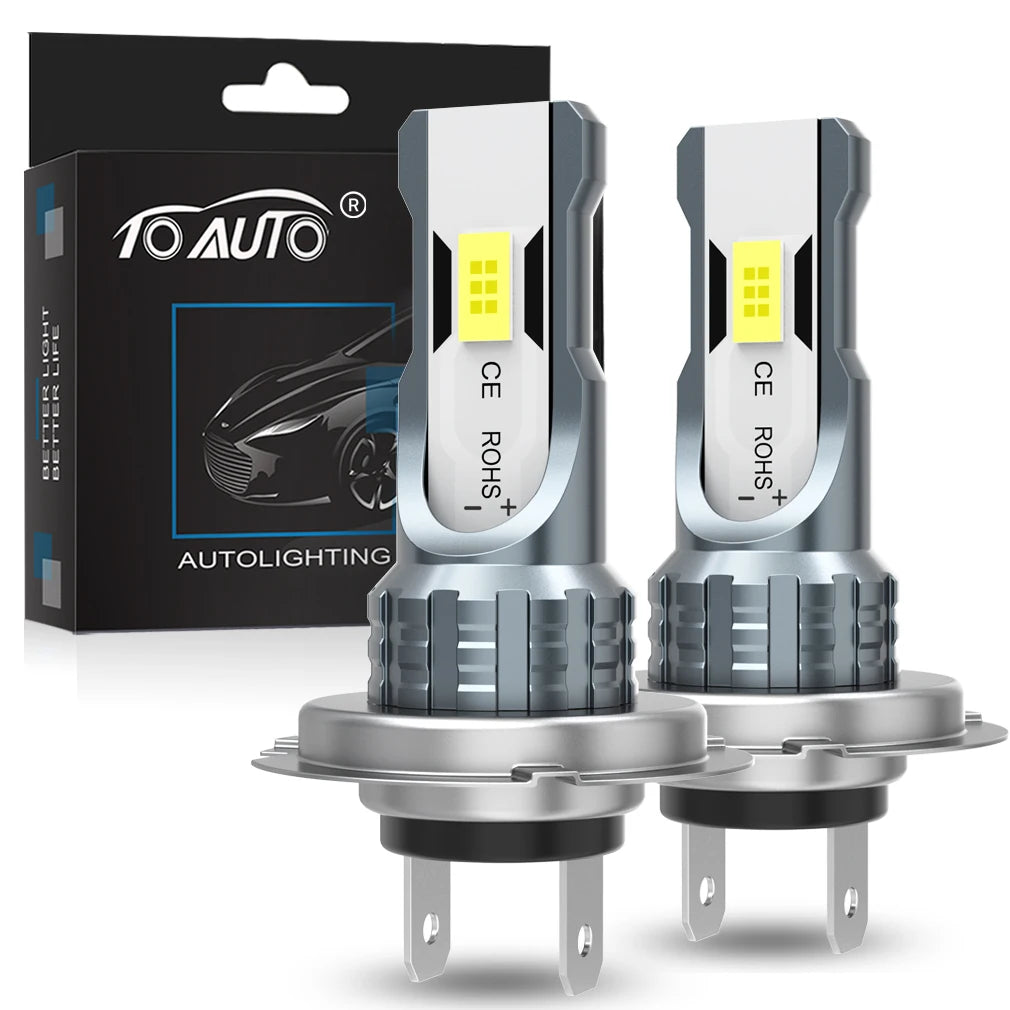 H8 H11 LED Headlights Canbus H7 9005 HB3 9006 HB4 Fog Light Bulb 30000LM 5500K LED Daytime Car Lamp for Auto 12V Headlamp