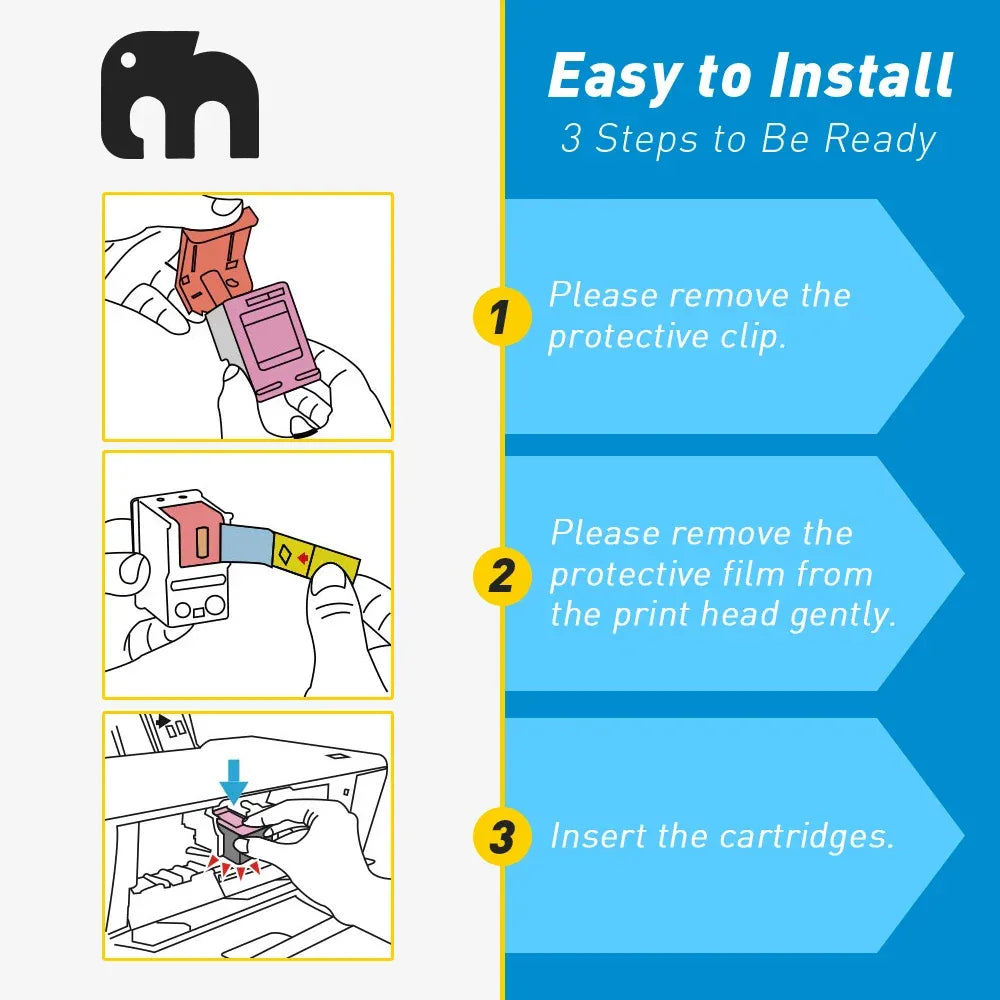 667 XL Ink Cartridge Replacement For HP667 HP 667XL Compatible DeskJet Ink Advantage 1275 2374 2375 2376 2775 2776 Printer