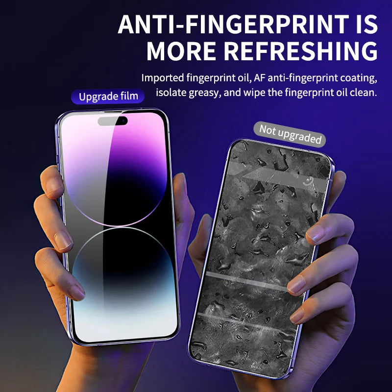 Premium Tempered Glass For iPhone 12 13 14 Pro Max Screen Protector Glass 14 Plus Full Cover With Automatic installer