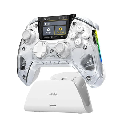 Mamba One V2 Wireless Gaming Controller for Switch/PC/iOS/Android Hall Effect Stick RGB Light 1800mAh with Charging Dock