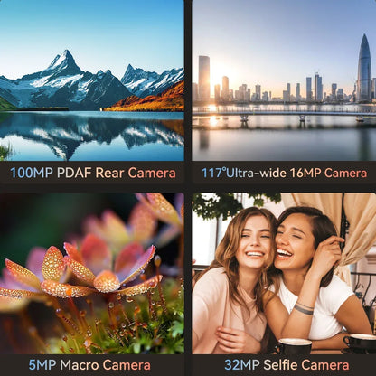 [NEW] CUBOT Android Smartphone X90, 6.67" AMOLED Curved 120Hz Display, 32GB RAM (16GB+16GB), 256GB ROM, Helio G99, NFC, 100MP