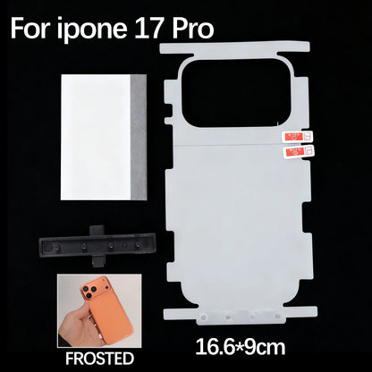 Back Border Full Cover Hydrogel Film For Iphone 17 Pro Max Air Install Tool Soft Matte Rear Screen Protector For Iphone17 17PM