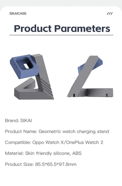Watch Charging stand For OPPO WatchX/Oneplus Watch2 Smart Watch Dock Holder Charger Stand  With OPPO WatchX Cable