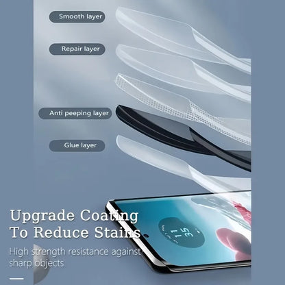 3Pcs Privacy Hydrogel Film For Motorola Edge 70 60 Fusion Pro Neo Privacy Screen Protector