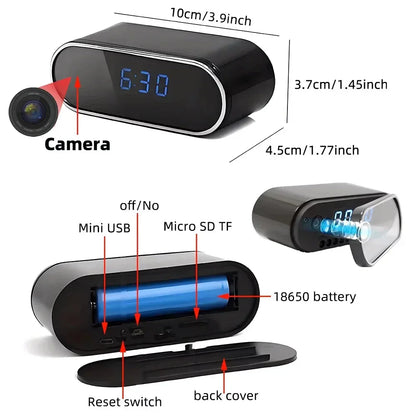 4KHD WiFi mini camera, digital lights can be turned off, infrared night vision, motion detection remote viewing, wireless camera