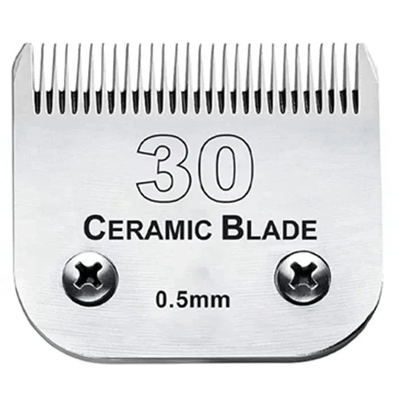 Pet Dog Cat Detachable Ceramic Blade Compatible with Andis,Oster A5 & 76,Wahl KM 10 Series Animals Grooming Clippers