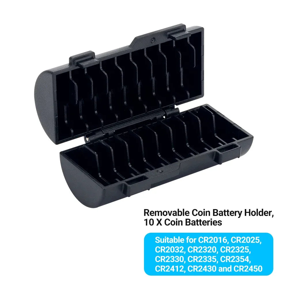 Multi Slots 18650/21700/AA/AAA/Coin Battery Case Storage Box Container Holder IP67 Waterproof And Dustproof Battery Storage Box