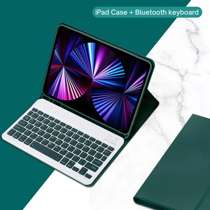 Spanish Keyboard Case For iPad Air Pro 11 13 2024,iPad 10.2 7/8/9th 10th 2022 Gen Air 3 4 5 10.9 Pro 12.9 Funda Cover For iPad