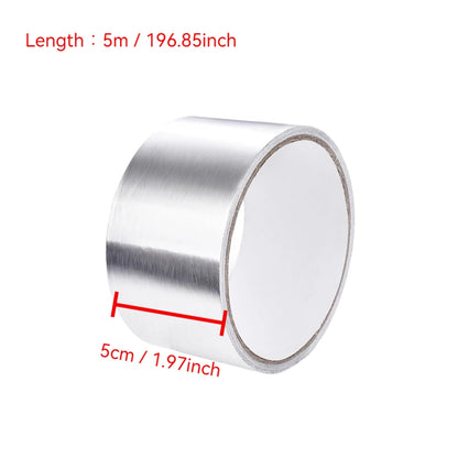 5-20m Kitchen Aluminum Foil Tape Waterproof Heat Resistant Heavy Duty 3/5cm Width Self Adhesive Seal Tape for Stove Gap Repair