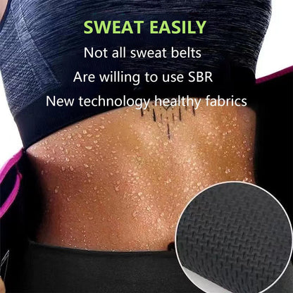 Waist Trainer Slimming Belt Men Gym Fitness Cincher Belly Control Corset Sweat Fat Burning Women Body Shaper Weight Loss