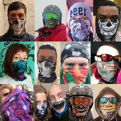 UV Protection Face Mask Neck Gaiter Windproof Scarf Sunscreen Breathable Bandana Balaclava for Sport Outdoor Running Motorcycle