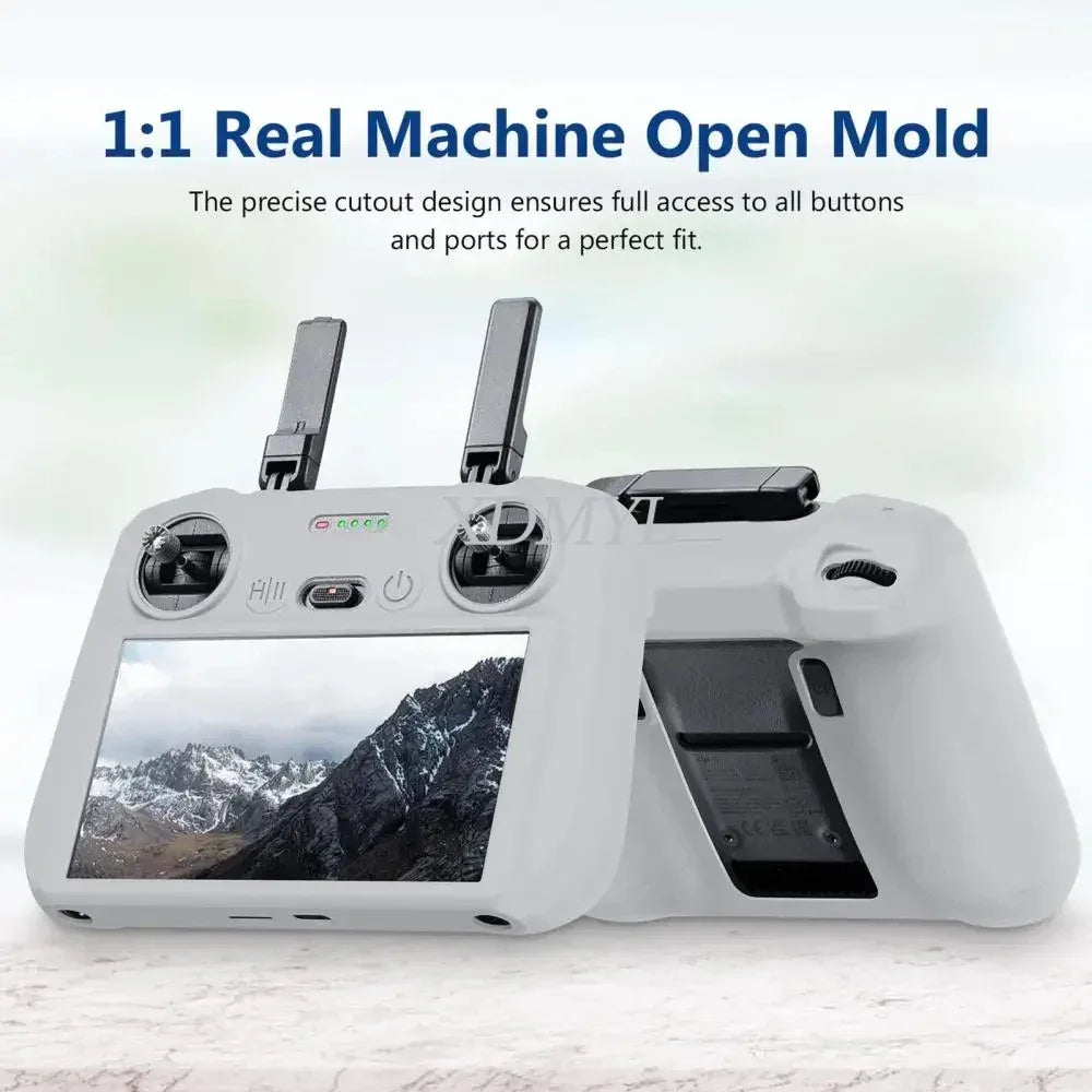 Silicone Case Protective Cover for DJI Mini 3/Mini 4/Mini 5 Pro/Flip/AIR 3S/Mavic 3/4 Pro/Neo/RC/RC 2 Remote Control Accessories