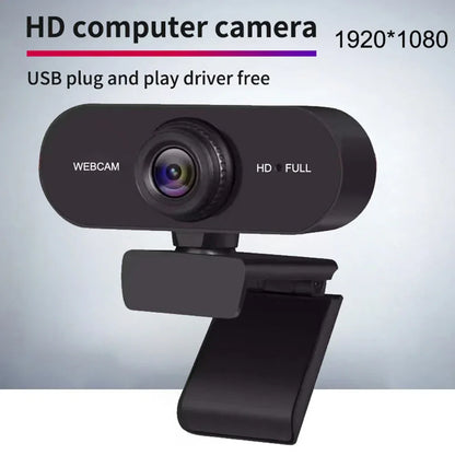 USB HD 1080P/2K Web Camera Plug and Play with Microphone Business Webcam Autofocus for PC/Laptop Conferencing and Video Calling