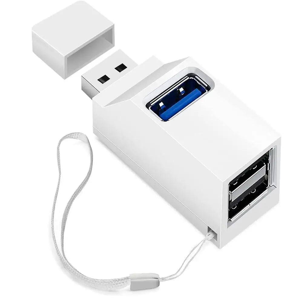 3 Ports USB One In Three Port Extender USB 3.0 Inline High Speed Transfer Data Splitter HUB Laptop Expansion