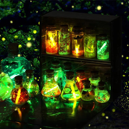Fairy Magic Potions Kit Kids DIY Witch Glowing Spell Potion DIY Handmade Toys Science Experiments Kids Craft Kit Educational Toy