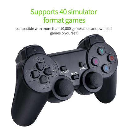 New M8 Video Game Console 2.4G Double Wireless Controller Game Stick 4K 20000 Games 64 Retro Games for Children's Christmas gift