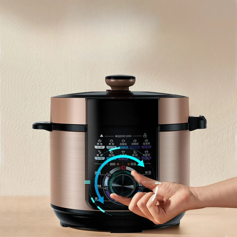 220V Electric Pressure Cooker Home Smart 5-liter Multi functional Pressure Cooker Rice Cooker