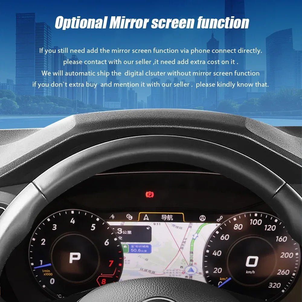 12.3'' LCD Digital Instrument Cluster for Volkswagen Maiden B6 B7 CC 2007 8 9 10 11 Years Ntg4.5 Car Radio Dashboard Cockpit