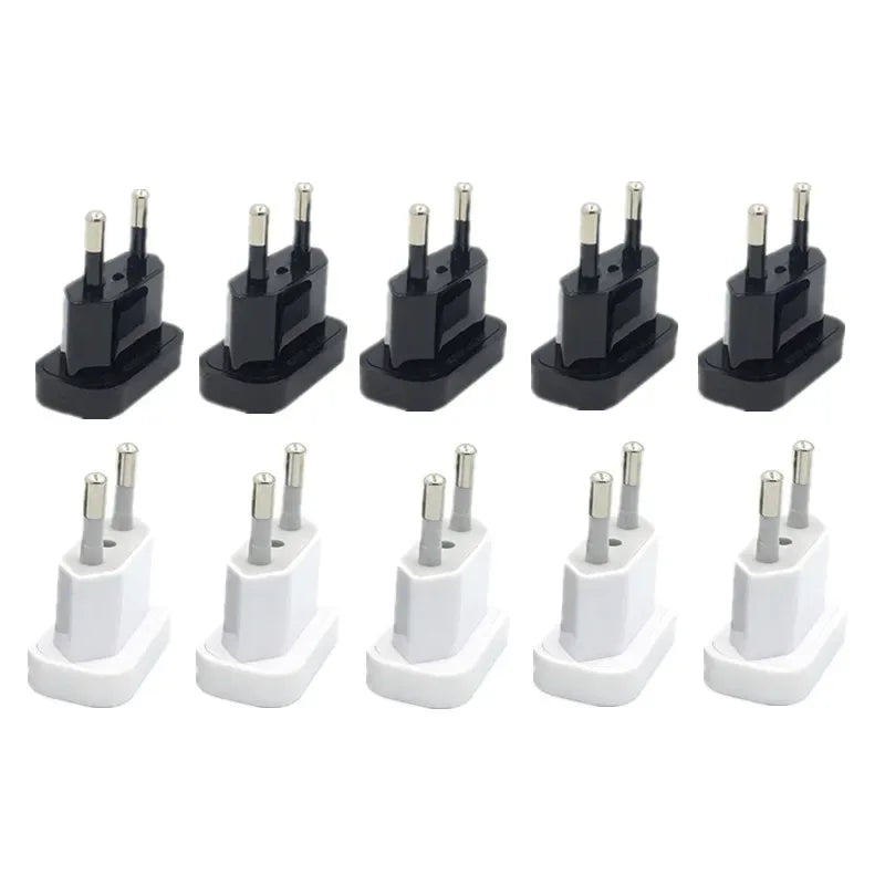 EU Adapter Travel Converter Adapter American China US To EU Plug Euro 2Pin Plug electrical Adapter AC Electrical Socket Outlet