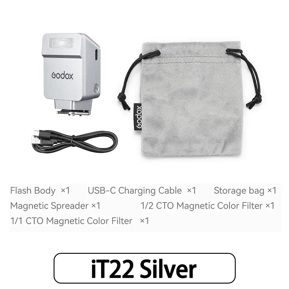 Godox iT20 iT22 TTL Mini Flash iFlash Camera Flash for Canon Nikon Sony Fujifilm Olympus Panasonic Ricoh Cameras