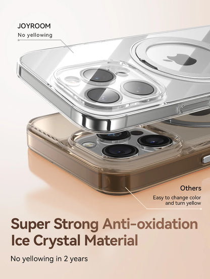 Joyroom Magnetic Stand Case For iPhone 16  Pro Max Case 360° Rotating Bracket Case For iPhone 16  Pro Magnetic Charging Case