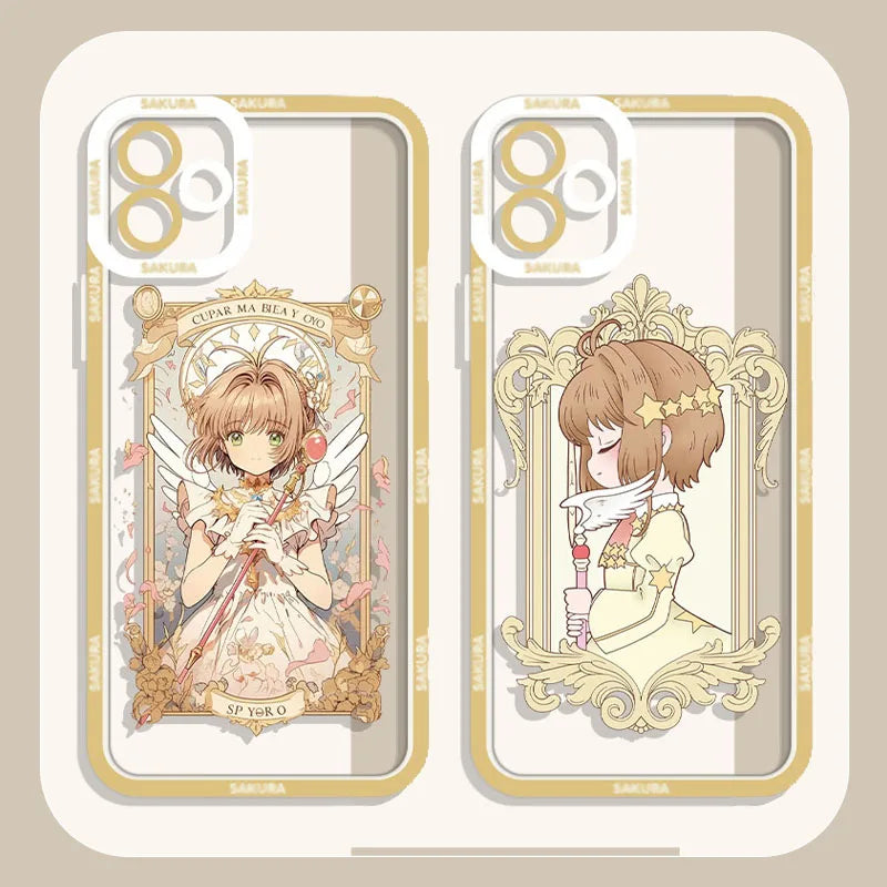 Anime Sakura Clear Case For Xiaomi 13T 12T 11T 10T 14 13 12 11 Lite 5G NE POCO F6 X6 Pro X3 NFC X5 X4 GT F3 F4 F5 M6 M5S C65